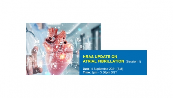 HRAS Update on Atrial Fibrillation 2021 (Session 1): Atrial Fibrillation – How to Diagnose Early?